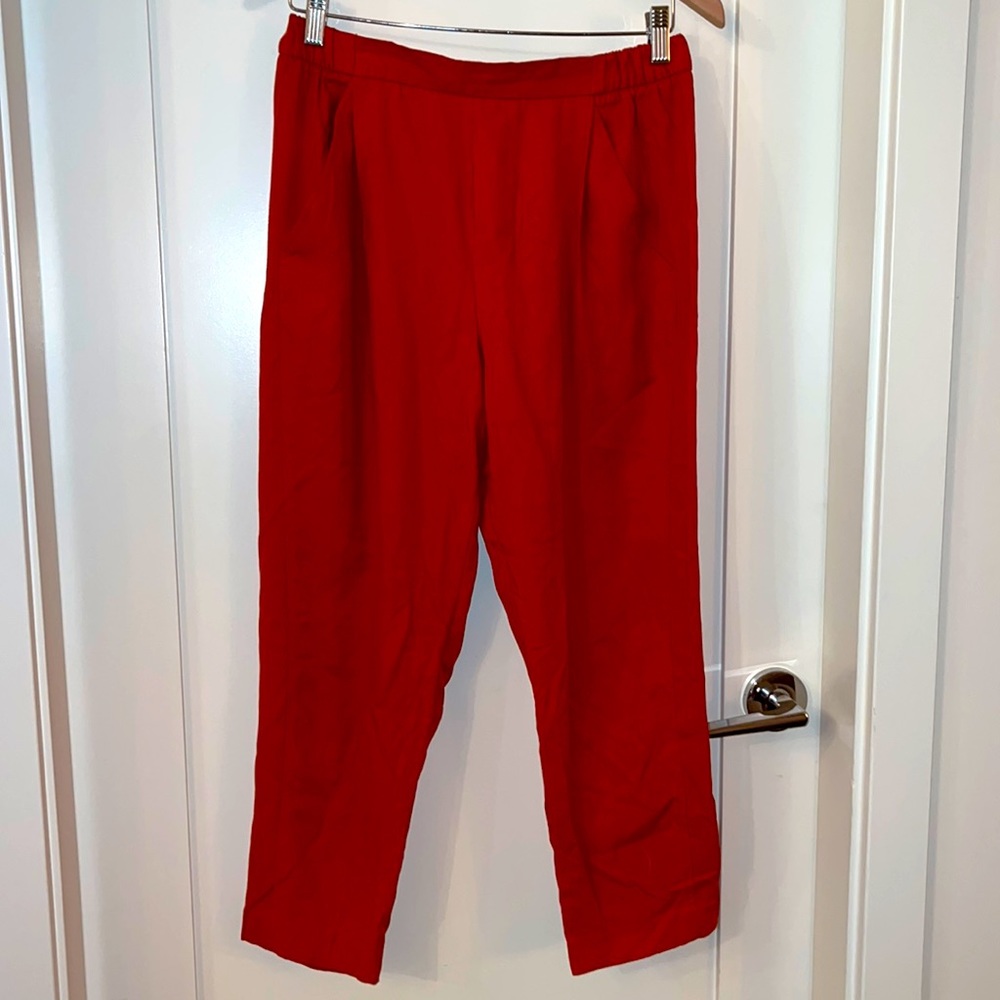 ZARA WOMAN rust trouser